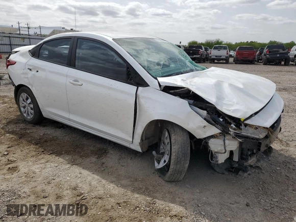 2022 Hyundai Accent SE z VIN 3KPC24A6XNE180152, wystawiony jako Copart lot #50149975 z przebiegiem 25 687 mil mil oraz Szkoda całkowita • Salvage title. Historia ofert i sprzedaży dostępna na DreamBid. Obrazek 4.