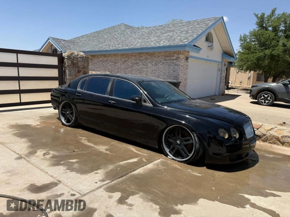 2007 Bentley Flying Spur with VIN SCBBR93W378041112, listed as a Copart auction lot 55945785 with 86,088 mi miles and Clean Title. Bid and sale history available at DreamBid. Image 1.