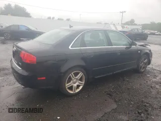 2008 Audi A4 2.0T with VIN WAUDF78E88A127977, listed as a Copart auction lot 58024455 with 177,280 mi miles and Salvage title. Bid and sale history available at DreamBid. Image 3.