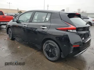 2025 Nissan LEAF SV Plus with VIN 1N4CZ1CV9SC559005, listed as a Copart auction lot 45686145 with 4,151 mi miles and Salvage Title. Bid and sale history available at carsss.com. Image 2.