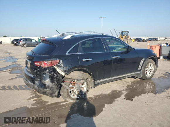 2010 Infiniti FX with VIN JN8AS1MW1AM851189, listed as a Copart auction lot 53859835 with 146,695 mi miles and Salvage title. Bid and sale history available at DreamBid. Image 3.