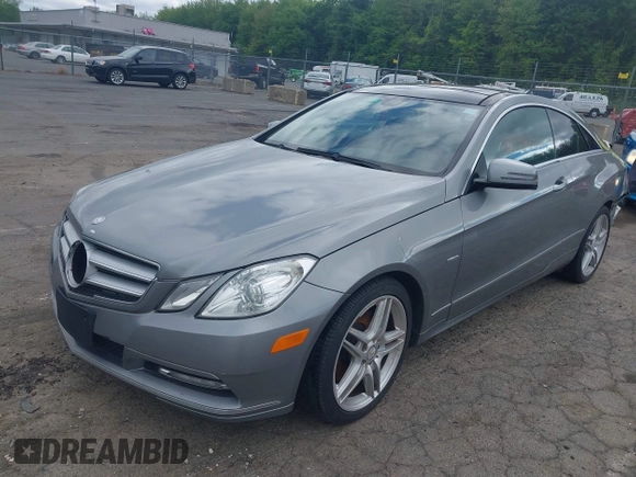 2012 Mercedes-Benz E 350 with VIN WDDKJ5KB4CF163470, listed as a IAAI auction lot 42298451 with 205,662 mi miles and . Bid and sale history available at DreamBid. Image 2.