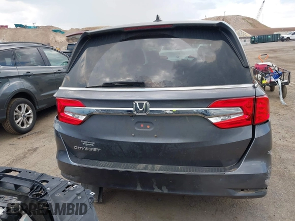 2020 Honda Odyssey EX with VIN 5FNRL6H54LB025555, listed as a IAAI auction lot 42512480 with 95,425 mi miles and . Bid and sale history available at DreamBid. Image 16.