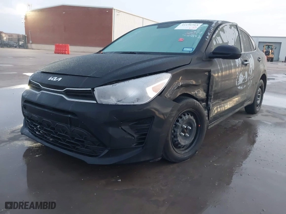 2023 Kia Rio S with VIN 3KPA24AD4PE607818, listed as a IAAI auction lot 41196964 with 25,288 mi miles. Bid and sale history available at carsss.com. Image 18.