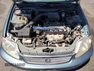 2000 Honda Civic LX with VIN 2HGEJ6670YH591854, listed as a Copart auction lot 64914254 with 142,478 mi miles and Clean Title. Bid and sale history available at carsss.com. Image 11.