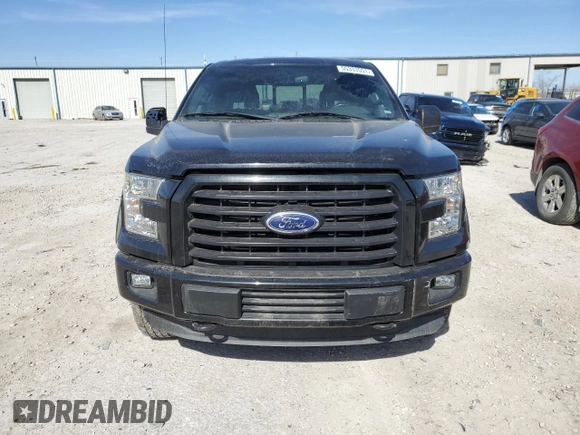 2015 Ford F-150 XLT with VIN 1FTEW1EFXFKD15991, listed as a Copart auction lot 55333551 with 0 mi miles and Salvage Title. Bid and sale history available at carsss.com. Image 5.