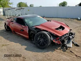 2015 Chevrolet Corvette Z06 3LZ with VIN 1G1YU2D61F5604792, listed as a Copart auction lot 69976954 with 16,658 mi miles and Salvage Title. Bid and sale history available at carsss.com. Image 10.
