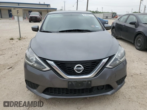2019 Nissan Sentra SV with VIN 3N1AB7AP7KL605290, listed as a Copart auction lot 51438775 with 108,937 mi miles and Salvage Title. Bid and sale history available at DreamBid. Image 5.