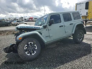 2024 Jeep Wrangler Rubicon X z VIN 1C4RJXR66RW198257, wystawiony jako Copart lot #51711195 z przebiegiem Nie podano mil oraz Szkoda całkowita • Salvage title. Historia ofert i sprzedaży dostępna na DreamBid. Obrazek 1.