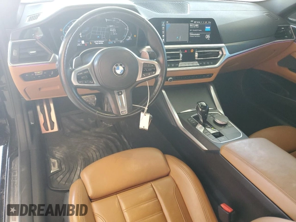 2021 BMW 4 Series 430i z VIN WBA53AP00MCH37163, wystawiony jako Copart lot #54800475 z przebiegiem 62 347 mil mil oraz Szkoda całkowita • Salvage title. Historia ofert i sprzedaży dostępna na DreamBid. Obrazek 8.
