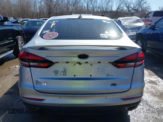 2019 Ford Fusion Titanium with VIN 3FA6P0D91KR187109, listed as a IAAI auction lot 41646320 with 107,125 mi miles. Bid and sale history available at carsss.com. Image 16.
