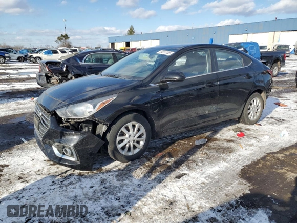 2019 Hyundai Accent SE with VIN 3KPC24A35KE055268, listed as a Copart auction lot 44917385 with 40,327 mi miles and Salvage Title. Bid and sale history available at carsss.com. Image 1.