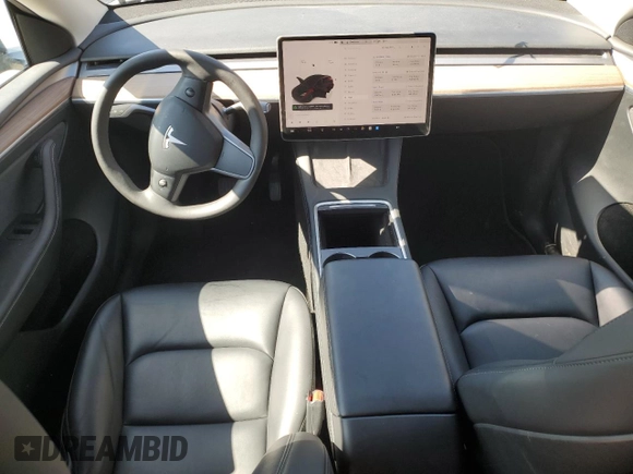 2023 Tesla Model Y Long Range z VIN 7SAYGAEE7PF859030, wystawiony jako Copart lot #58965185 z przebiegiem 18 421 mil mil oraz Czysty tytuł • Clean title. Historia ofert i sprzedaży dostępna na DreamBid. Obrazek 8.
