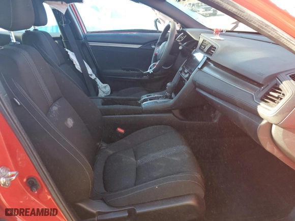 2017 Honda Civic Hatchback EX with VIN SHHFK7H5XHU217712, listed as a Copart auction lot 45846145 with 54,017 mi miles and Salvage Title. Bid and sale history available at carsss.com. Image 7.