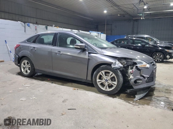 2014 Ford Focus SE with VIN 1FADP3F27EL164395, listed as a Copart auction lot 89045505 with 58,955 mi miles and Salvage Title. Bid and sale history available at carsss.com. Image 4.