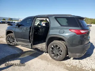 2021 Chevrolet Traverse RS with VIN 1GNERJKW3MJ188636, listed as a Copart auction lot 48298235 with 66,360 mi miles and Salvage Title. Bid and sale history available at carsss.com. Image 2.