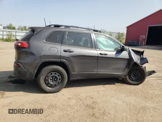 2017 Jeep Cherokee Sport z VIN 1C4PJMAB9HW579047, wystawiony jako Copart lot #52634653 z przebiegiem 64 950 mil mil oraz Szkoda całkowita • Salvage title. Historia ofert i sprzedaży dostępna na DreamBid. Obrazek 3.