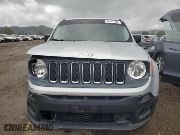 2015 Jeep Renegade Sport with VIN ZACCJBAT5FPC21353, listed as a Copart auction lot 50152355 with 195,175 mi miles and Salvage Title. Bid and sale history available at DreamBid. Image 5.