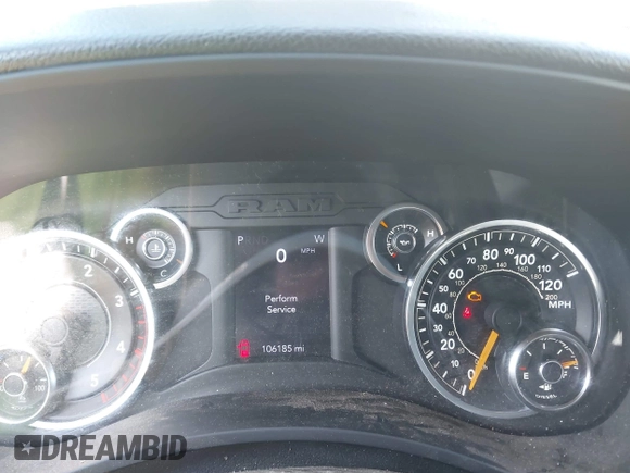 2022 Ram 2500 Tradesman z VIN 3C6UR5HL0NG202656, wystawiony jako IAAI lot #41975177 z przebiegiem 106 185 mil mil oraz . Historia ofert i sprzedaży dostępna na DreamBid. Obrazek 7.