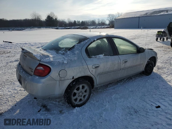 2003 Dodge Neon SXT with VIN 1B3ES56C33D182774, listed as a Copart auction lot 89039415 with 86,597 mi miles and Salvage Title. Bid and sale history available at carsss.com. Image 3.