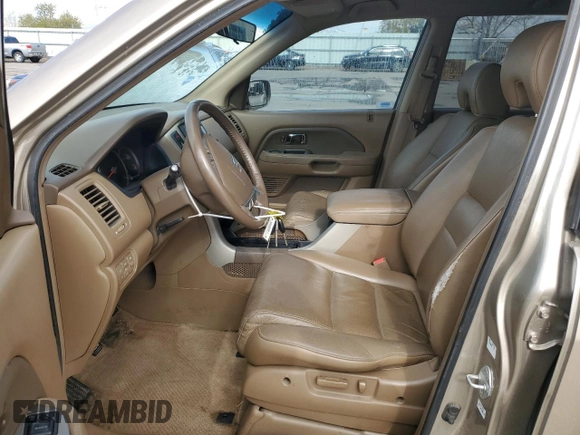 2007 Honda Pilot EX-L with VIN 2HKYF18517H536587, listed as a Copart auction lot 51459635 with 162,346 mi miles and Salvage Title. Bid and sale history available at DreamBid. Image 7.