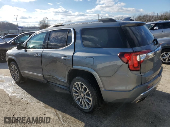 2021 GMC Acadia Denali with VIN 1GKKNPLS1MZ136031, listed as a Copart auction lot 87427094 with 42,556 mi miles and Salvage title. Bid and sale history available at DreamBid. Image 2.