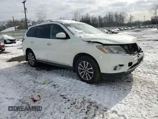 2013 Nissan Pathfinder Platinum with VIN 5N1AR2MM5DC621575, listed as a Copart auction lot 41856495 with 143,227 mi miles and Salvage Title. Bid and sale history available at carsss.com. Image 12.