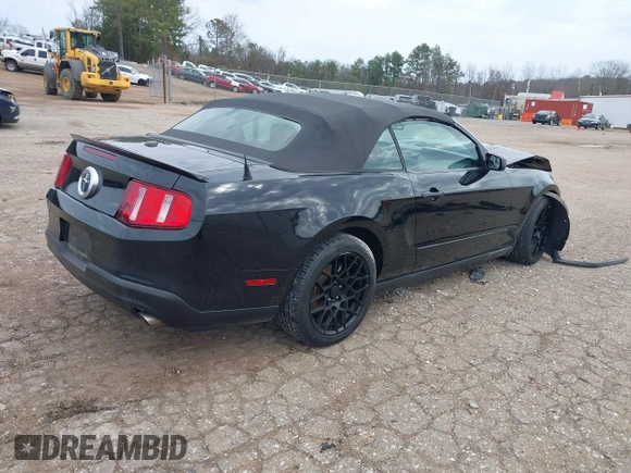 2012 Ford Mustang V6 with VIN 1ZVBP8EM2C5286789, listed as a IAAI auction lot 41558181 with 162,287 mi miles and . Bid and sale history available at carsss.com. Image 4.