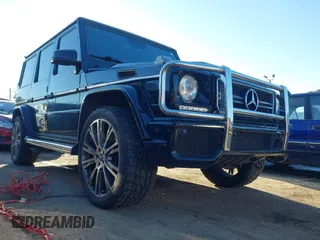 2014 Mercedes-Benz G-Class G 63 AMG with VIN WDCYC7DF8EX224966, listed as a IAAI auction lot 41354944 with 105,350 mi miles. Bid and sale history available at carsss.com. Image 1.