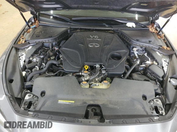 2019 Infiniti Q50 Luxe with VIN JN1EV7AR9KM591571, listed as a Copart auction lot 61782675 with 38,544 mi miles and Salvage title. Bid and sale history available at DreamBid. Image 11.