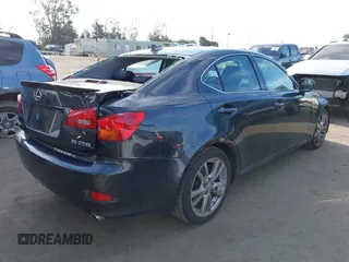 2008 Lexus IS 250 with VIN JTHBK262482061812, listed as a IAAI auction lot 41857127 with 129,361 mi miles and . Bid and sale history available at DreamBid. Image 4.