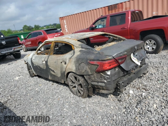 2017 Nissan Maxima SV with VIN 1N4AA6AP2HC416731, listed as a Copart auction lot 54752705 with Not provided miles and Non repairable. Bid and sale history available at DreamBid. Image 2.