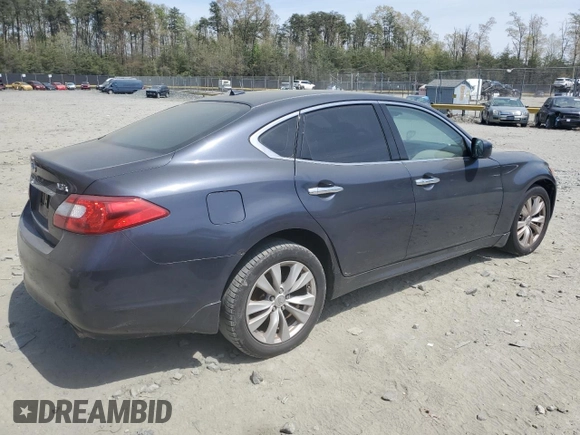 2011 Infiniti M37 with VIN JN1BY1AR7BM375581, listed as a Copart auction lot 53846615 with 167,188 mi miles and Clean Title. Bid and sale history available at carsss.com. Image 3.