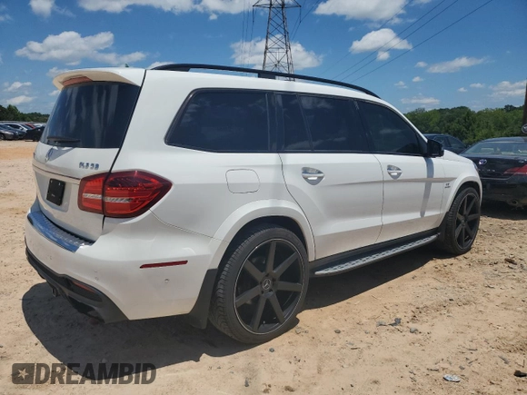 2017 Mercedes-Benz GLS 63 AMG with VIN 4JGDF7FE8HA978419, listed as a Copart auction lot 61480345 with 78,594 mi miles and Clean title. Bid and sale history available at DreamBid. Image 3.
