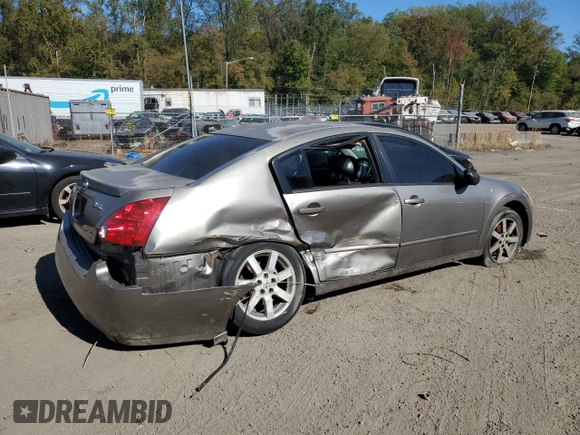 2006 Nissan Maxima 3.5 SE with VIN 1N4BA41E06C816906, listed as a Copart auction lot 74484604 with 0 mi miles and Salvage Title. Bid and sale history available at carsss.com. Image 3.