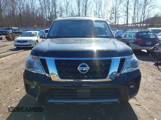 2019 Nissan Armada Platinum with VIN JN8AY2NF9K9351191, listed as a IAAI auction lot 41440180 with 62,721 mi miles and . Bid and sale history available at DreamBid. Image 12.