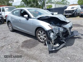 2014 Mazda 3 i Sport with VIN JM1BM1U76E1196845, listed as a IAAI auction lot 42250741 with 82,244 mi miles and . Bid and sale history available at DreamBid. Image 1.