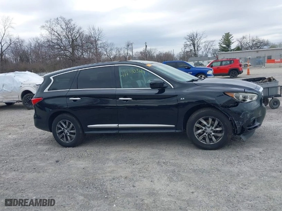 2015 Infiniti QX60 with VIN 5N1AL0MM7FC516464, listed as a IAAI auction lot 41840344 with NaN miles. Bid and sale history available at carsss.com. Image 13.