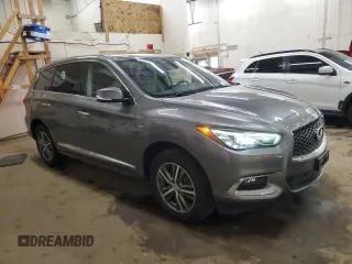 2019 Infiniti QX60 Pure z VIN 5N1DL0MM3KC566592, wystawiony jako Copart lot #54432785 z przebiegiem 112 444 mil mil oraz Szkoda całkowita • Salvage title. Historia ofert i sprzedaży dostępna na DreamBid. Obrazek 4.