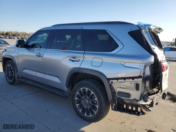 2023 Toyota Sequoia SR5 with VIN 7SVAAABA9PX003645, listed as a Copart auction lot 87644255 with 37,133 mi miles and Salvage Title. Bid and sale history available at carsss.com. Image 2.