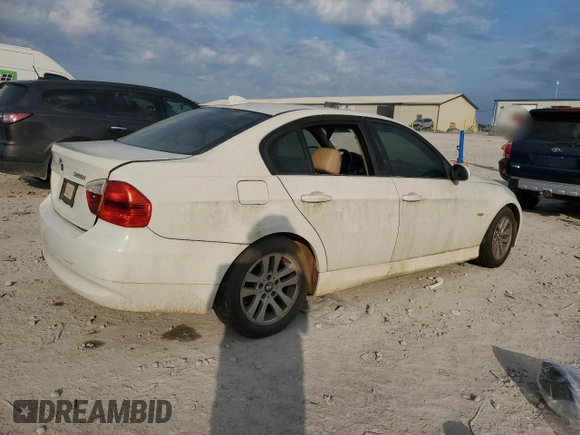 2007 BMW 3 Series 328i with VIN WBAVA33537KX72824, listed as a Copart auction lot 53803445 with Not Provided miles and Clean Title. Bid and sale history available at DreamBid. Image 3.