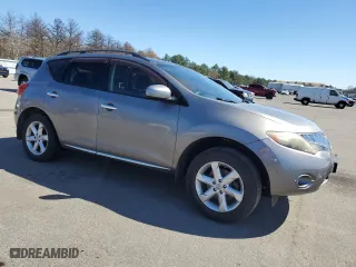 2009 Nissan Murano SL with VIN JN8AZ18W79W140649, listed as a Copart auction lot 51017184 with 135,056 mi miles and Salvage Title. Bid and sale history available at carsss.com. Image 4.