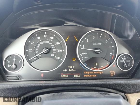 2016 BMW 4 Series 435i with VIN WBA3T3C55G5A41301, listed as a Copart auction lot 48747635 with 92,855 mi miles and Clean title. Bid and sale history available at DreamBid. Image 9.