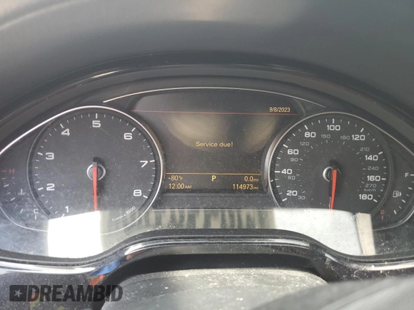 2013 Audi A8 L 3.0L with VIN WAURGAFD0DN003358, listed as a Copart auction lot 55416175 with 114,973 mi miles and Salvage Title. Bid and sale history available at carsss.com. Image 9.
