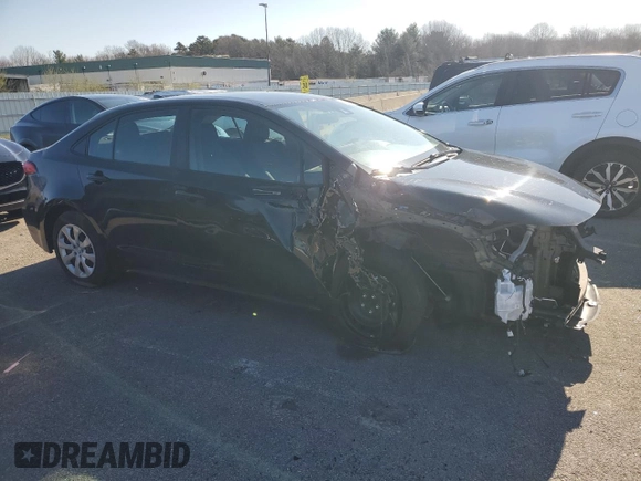 2022 Toyota Corolla LE with VIN 5YFEPMAE2NP341092, listed as a Copart auction lot 53640665 with 52,696 mi miles and Salvage Title. Bid and sale history available at carsss.com. Image 4.