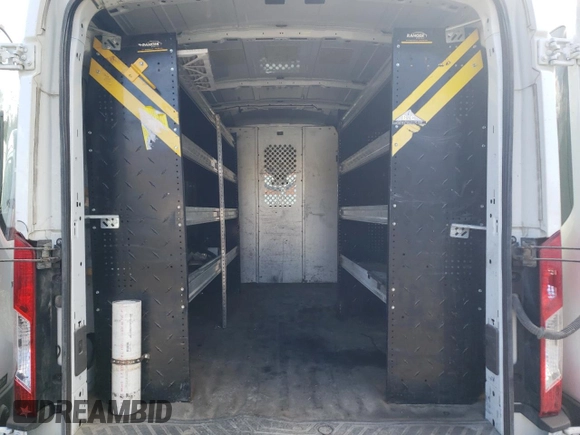 2020 Ford Transit Cargo with VIN 1FTBR2C87LKB75849, listed as a Copart auction lot 79414554 with 56,987 mi miles and Salvage Title. Bid and sale history available at carsss.com. Image 10.