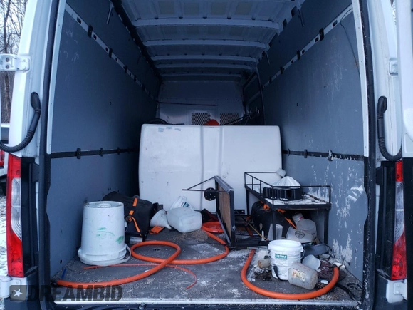 2023 Mercedes-Benz Sprinter with VIN W1Y5NCHY9PT141723, listed as a Copart auction lot 54197785 with 9,893 mi miles and Salvage Title. Bid and sale history available at DreamBid. Image 10.