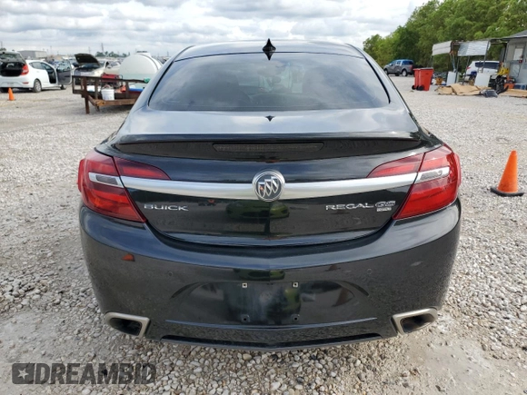2015 Buick Regal GS with VIN 2G4GT5GX7F9143687, listed as a Copart auction lot 69527284 with 99,826 mi miles and Salvage Title. Bid and sale history available at DreamBid. Image 6.