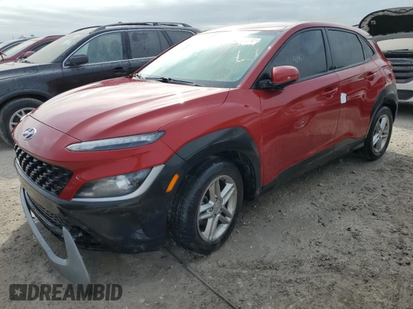 2022 Hyundai Kona SE with VIN KM8K22ABXNU804283, listed as a Copart auction lot 73907404 with 0 mi miles and Non Repairable. Bid and sale history available at carsss.com. Image 1.