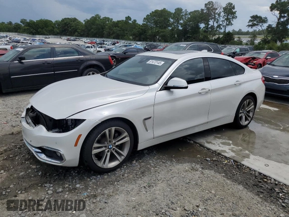 2018 BMW 4 Series 430i with VIN WBA4J1C54JBG79837, listed as a Copart auction lot 61041275 with 106,541 mi miles and Salvage title. Bid and sale history available at DreamBid. Image 1.